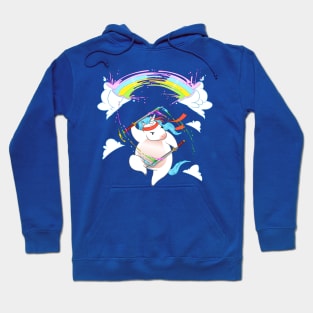 Rainbow Ninja Unicorn Hoodie